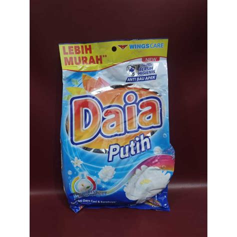 Jual Daia Powder Deterjen Putih BAG 800GR Shopee Indonesia