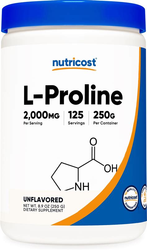 Amazon Now Foods L Proline Mg Veg Capsules Count Pack Of