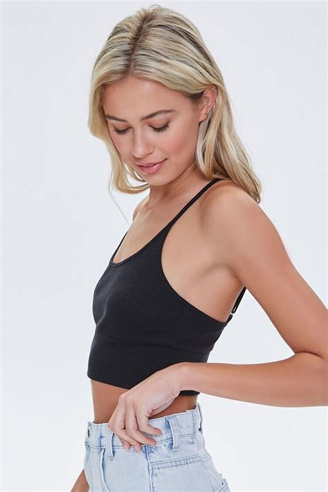 Ribbed Cropped Cami