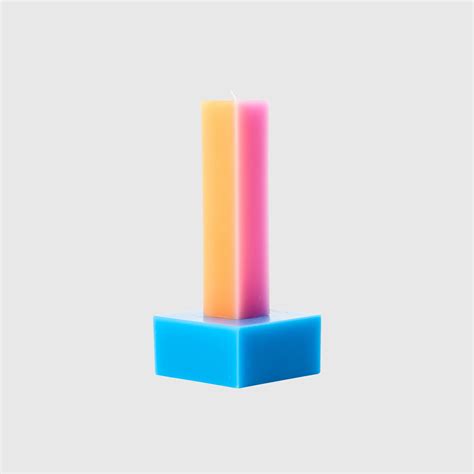 Happiness Candle 2 Orangepink Yinka Ilori Objects