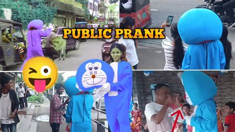 Teddy Bear Prank Teddy Prank Public Reaction 😂😂 So Funny Dance 🤣😂