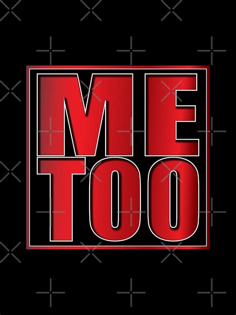 Me Too Movement Red Logo Poster For Sale By Moon Stone Redbubble