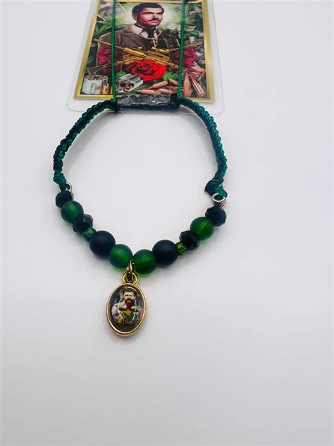 Jesus malverde bracelet and prayer card – Botanica La Santisima