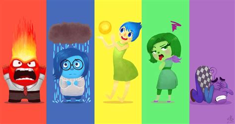 Inside Out Inside Out Emotions Illustration Fan Art