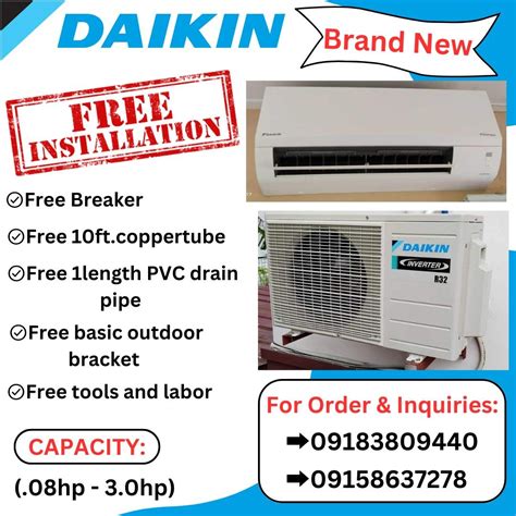 Daikin D Smart Inverter Split Type Aircon Tv Home Appliances Air