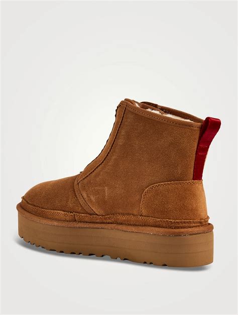 Ugg Neumel Platform Zip Suede Chukka Boots Holt Renfrew Canada