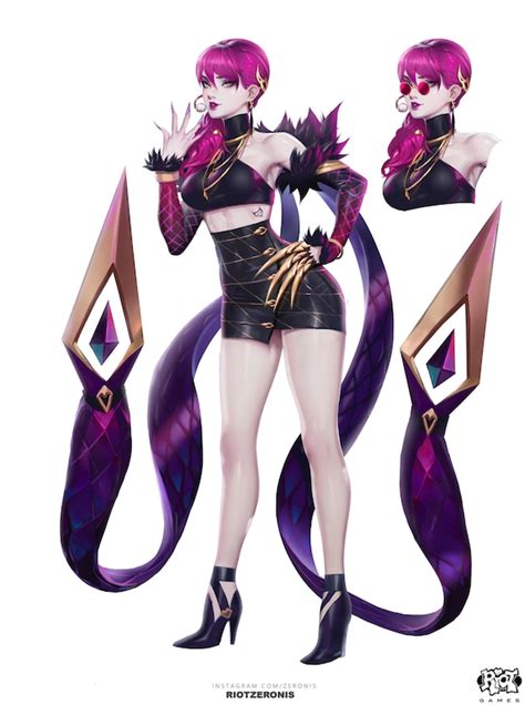 Kda Evelynn Cosplay Costume Link to our kda cosplay details group feel ...