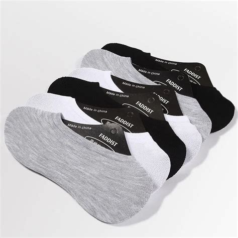 12Pieces 6Pairs Men S Socks Solid Color Boat Socks Cotton Ankle Socks