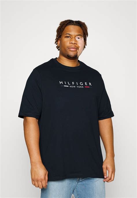 Tommy Hilfiger New York Tee T Shirt Med Print Desert Sky Mörkblå