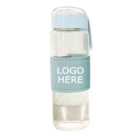 Eco Friendly Insulated water glass bottle With Sleeve – Daisy Promos Inc