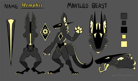 Memphis My Mantled Beast Oc In 2022 Beast Species Dragon