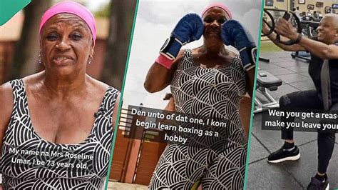 73 Year Old Female Weightlifter Boxer Wows Nigerians With Incredible