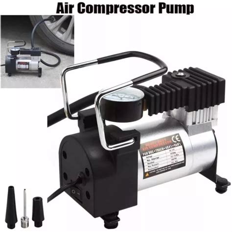 [24 Hours Delivery]heavy Duty Metal Electric Car Air Compressor Pump