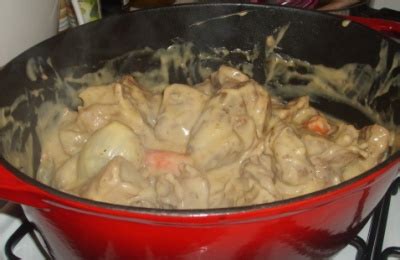 Recette Blanquette de veau traditionnelle 750g レシピ