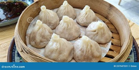 Chinese Style Steamed Pork Dumplings Stock Image Image Of Pork