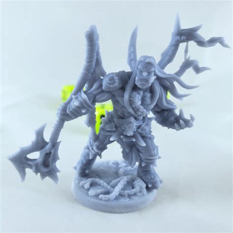 3d Printable Throgar The Chainbreaker Orc Barbarian Hero By Artisan Guild