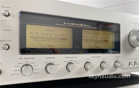 Luxman L 550a Ii Limited Edition Integrated Class A Amplifier With Pho Skyfi Audio