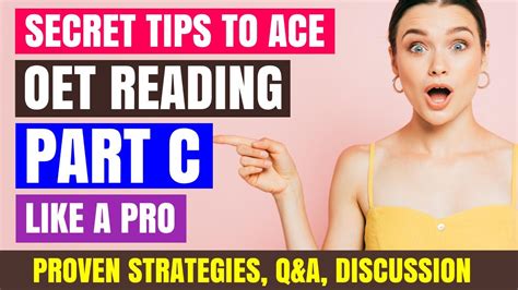 Learn How To Score Well In OET Reading Part C View This Eye Opening