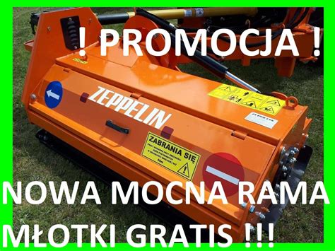 PROMOCJA Kosiarka Bijakowa ZEPPELIN MULCZER Boczna Do Rowów Skarp 180