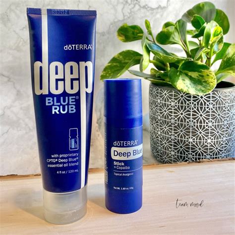 Deep Blue Rub And Deep Blue Stick With Copaiba Deep Blue Rub Copaiba