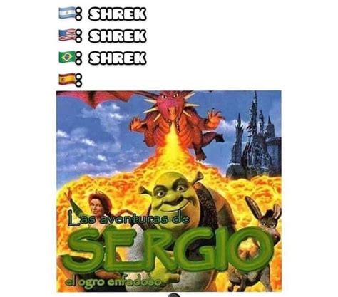 Sabían que en España Shrek salió con el nombre de las Aventuras de