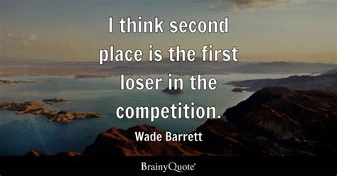 Second Place Quotes BrainyQuote