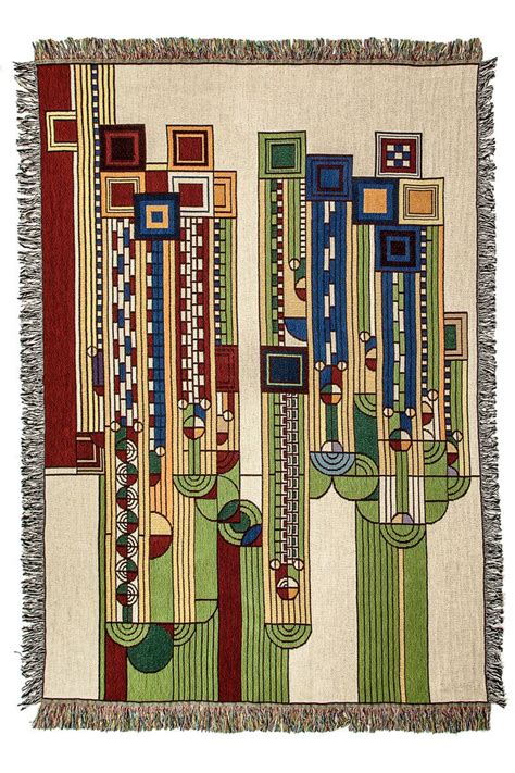 Thsaguaro Frank Lloyd Wright Saguaro Forms Throw Frank Lloyd Wright Saguaro Frank Lloyd