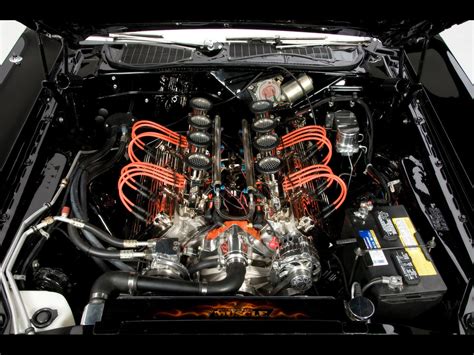 61l Hemi Engine In A 1971 Dodge Challenger Rt 1920x1440 Os