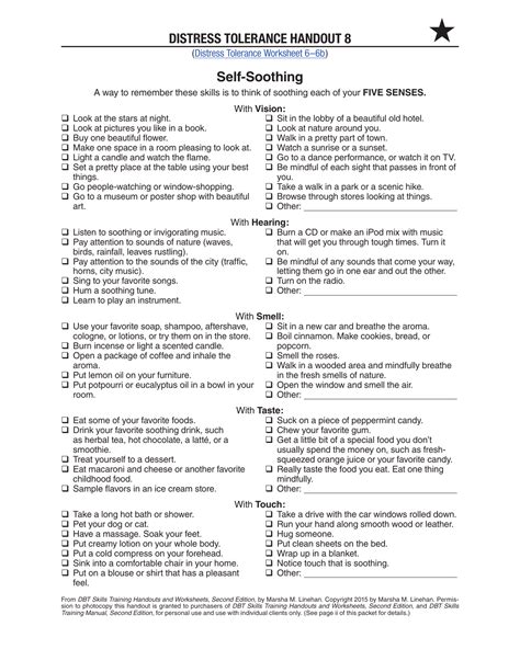 Dbt Skills Training Handouts And Worksheets Second Edition Worksheets