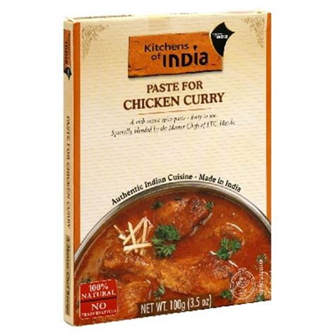 Kitchen Of India Paste Chicken Curry 3 5 Oz Case Of 6 Walmart