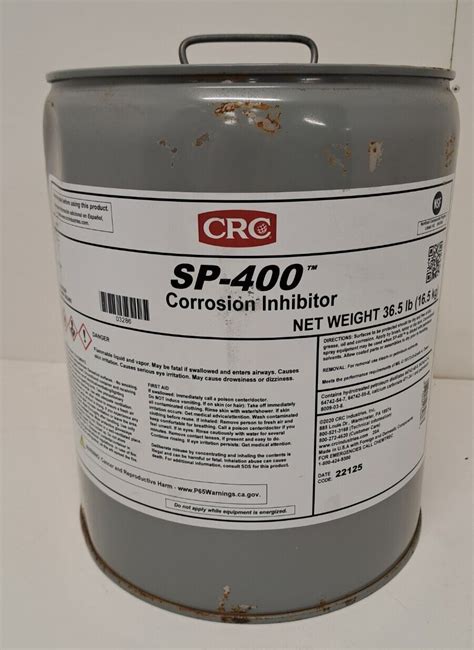 Crc Sp 400 5 Gal Pail Rustcorrosion Inhibitor 78254032863 Ebay