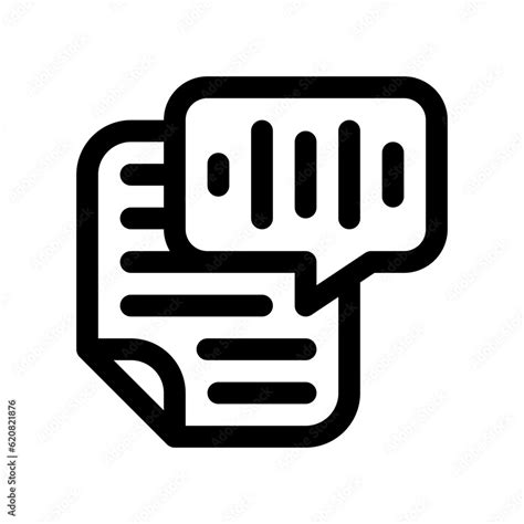 Editable Text To Speech Read Text Audio Vector Icon AI Technology