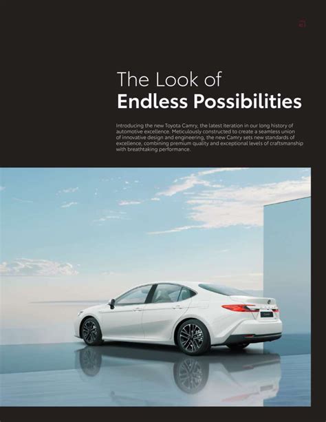 Toyota Camry Hev Elegance Singapore Brochure Paul Tan S