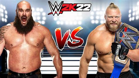 Wwe K Braun Strowman Vs Brock Lesnar Hell In A Cell Match For The