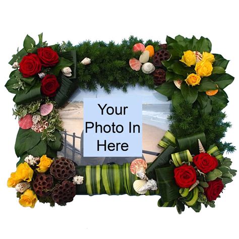 Funeral Flowers Picture Frame Funeral Flower Tribute £100