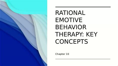 Rational Emotive Behavior Therapy Key Concepts Youtube