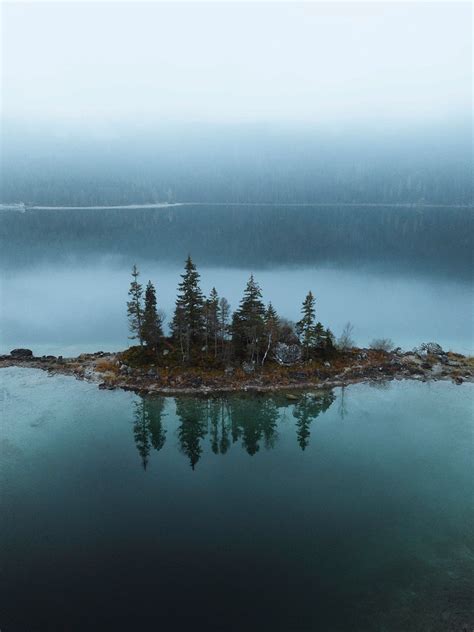 Drone shot Eibsee lake, Germany | Premium Photo - rawpixel