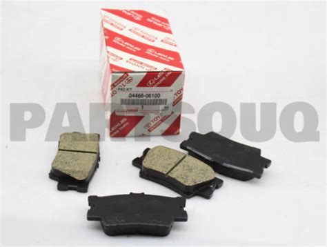 Genuine Toyota Pad Kit Disc Brake Rear Ebay