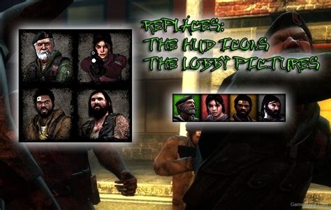 Original Survivor Icons Mod For Left 4 Dead 2