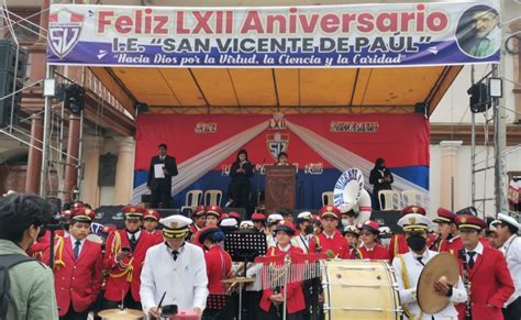 Feliz 62 Aniversario Colegio San Vicente de Paúl Jauja Hijas de