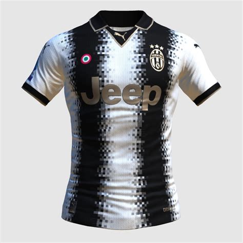 Juventus Fc X Puma Pixel Home Concept Fifa Kit Creator Showcase