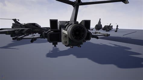 在道具创建的spaceship Bomber 虚幻引擎商城