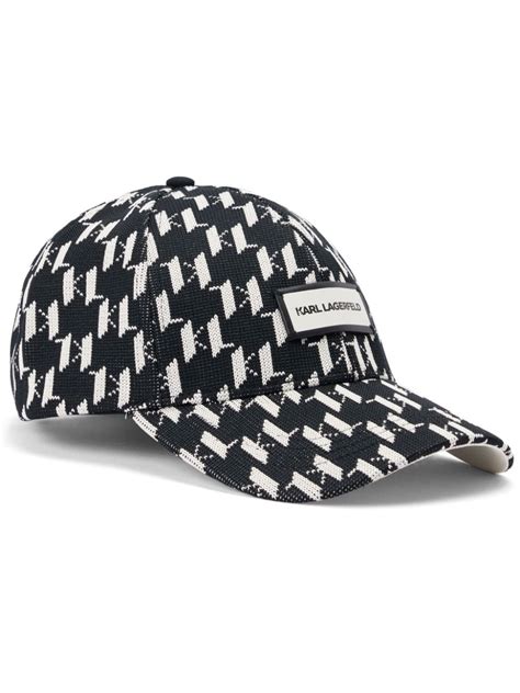 Karl Lagerfeld K Monogram Interwoven Baseball Cap Farfetch