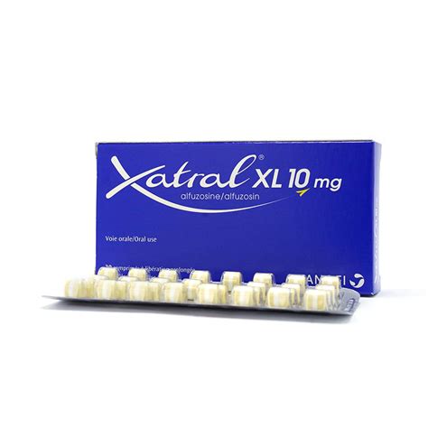 Xatral Xl 10mg Trị Phì đại Tuyến Tiền Liệt Vỉ X 30 Viên