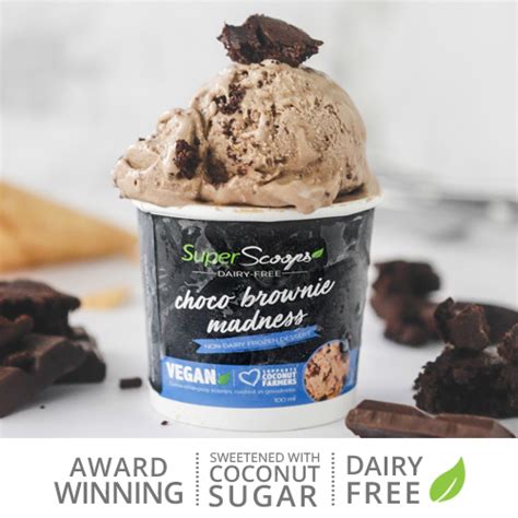 Super Scoops Choco Brownie Madness Vegan Ice Cream The Vegan Grocer Ph