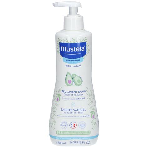 Mustela B B Enfant Gel Lavant Doux L Avocat Bio Peau Normale Ml