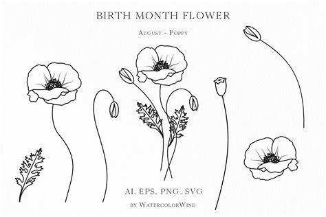 Details August Birth Month Flower Tattoo Super Hot In Coedo Vn