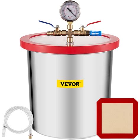 Vevor Vacuum Chamber Gallon Vacuum Degassing Chamber For Resin