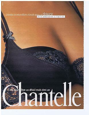 Publicite Advertising Chantelle Soutien Gorge Ebay