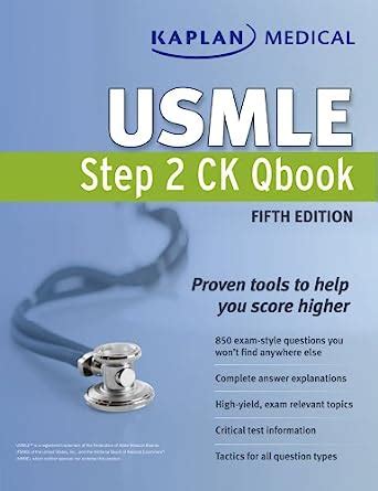 Kaplan Medical USMLE Step 2 CK Qbook Amazon Co Uk Kaplan